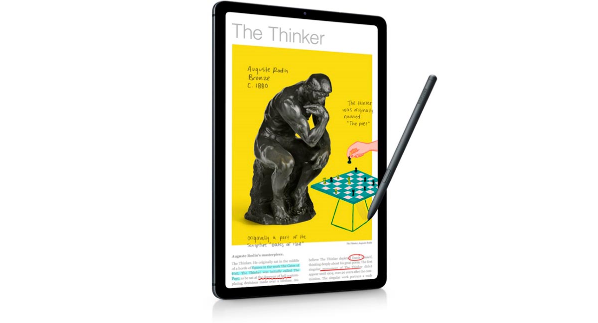 GALAXY TAB S6 LITE WIFI + BOOKCOVER BLUE