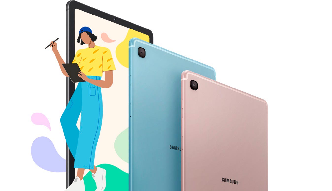 GALAXY TAB S6 LITE WIFI + BOOKCOVER BLUE