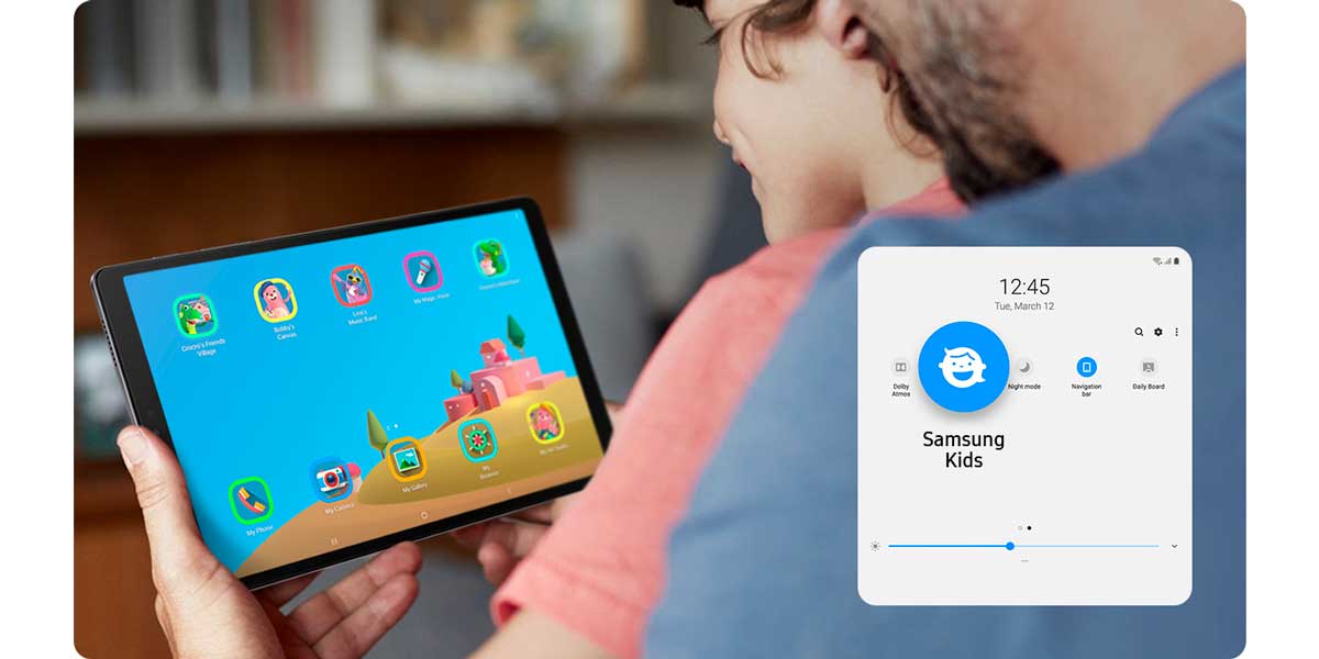 SAMSUNG GALAXY TAB A7 LITE SILVER