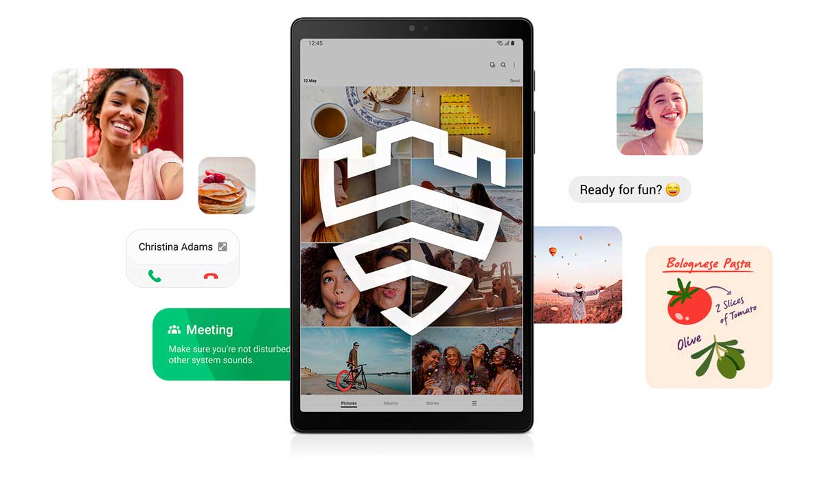 SAMSUNG GALAXY TAB A7 LITE SILVER