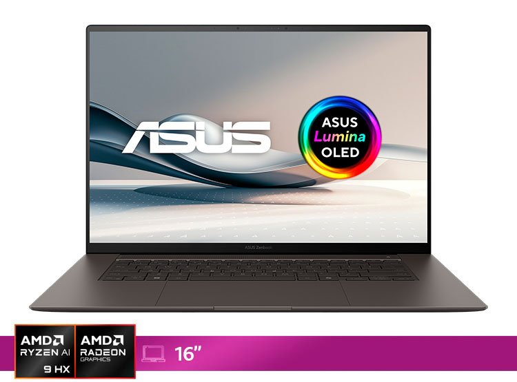 ASUS Zenbook S 16 UM5606WA-RK333W - AMD Ryzen AI 9 HX 370, 32GB RAM, 1TB SSD, OLED 16" 120Hz