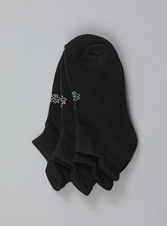 PACK 3 CALCETINES FLORES CORTOS - 1