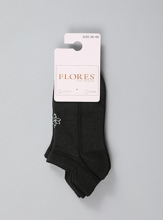 PACK 3 CALCETINES FLORES CORTOS - 2