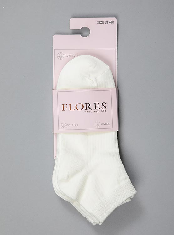 PACK 3 CALCETINES FLORES QUARTER - 2