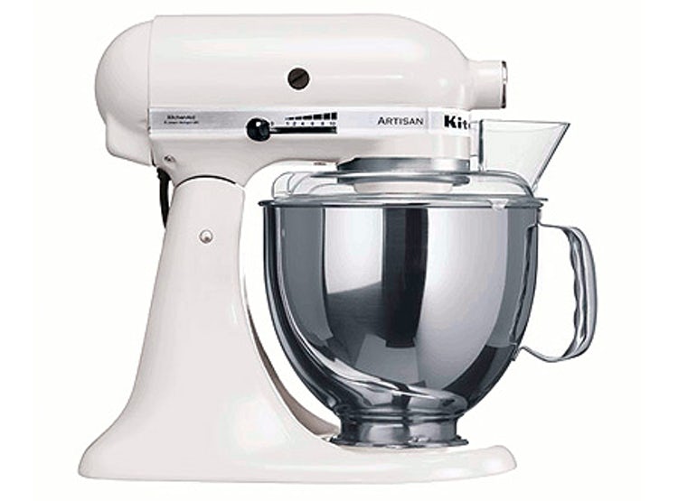 BATIDORA KITCHEN AID STAND MIXER ARTISAN KSM150-PSEWH