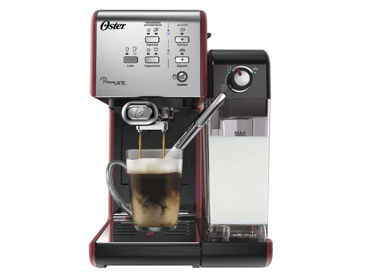 Ripley - CAFETERA OSTER PRIMA LATTE 2 6701RF ROJO