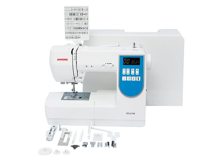 MAQUINA DE COSER COMPUTARIZADA JANOME DC6100 - 6
