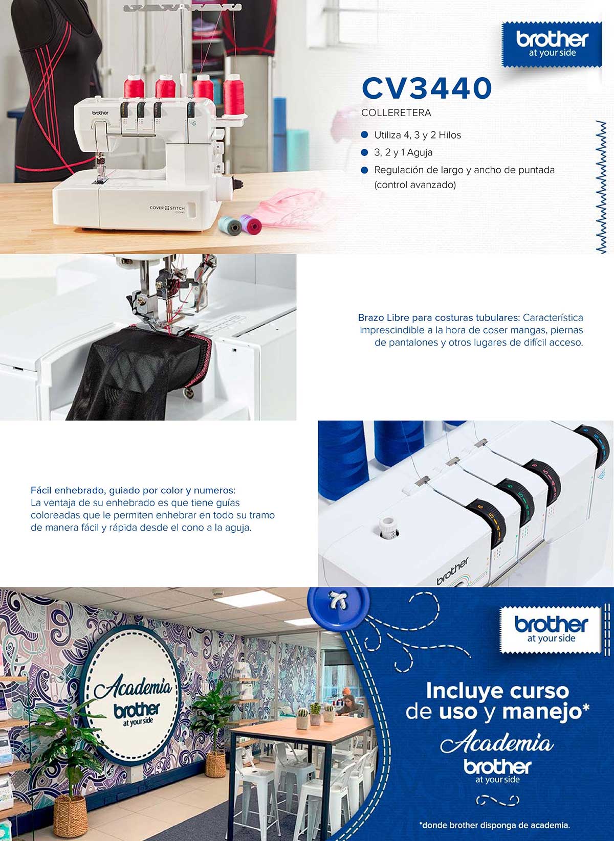 MAQUINA COLLERETERA BROTHER CV3440