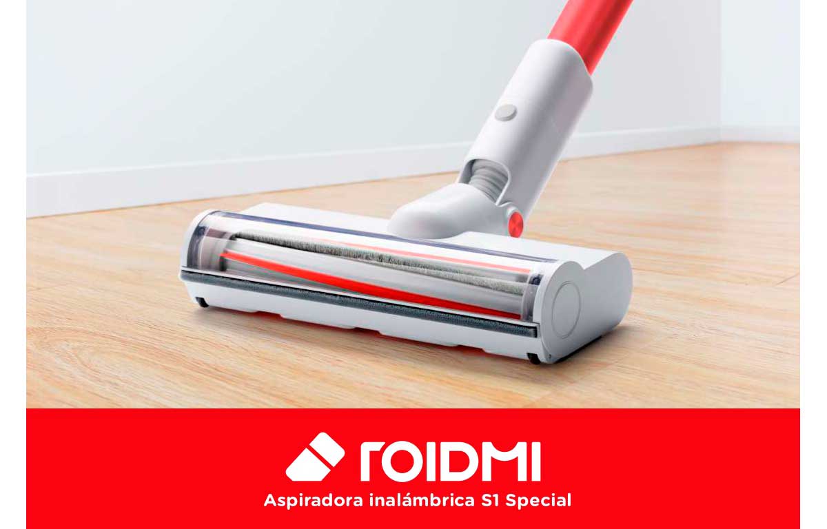ASPIRADORA VERTICAL ROIDMI S1S RED