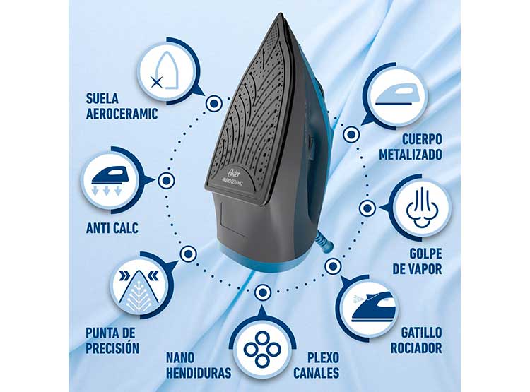 PLANCHA A VAPOR OSTER 6052 GCSTBS6052 - 9