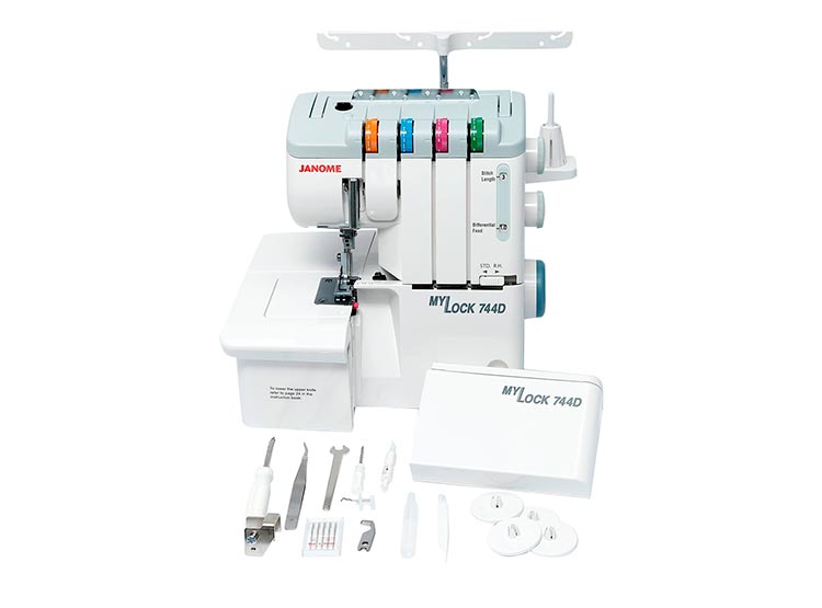 MAQUINA OVERLOCK JANOME MYLOCK 744D - 10