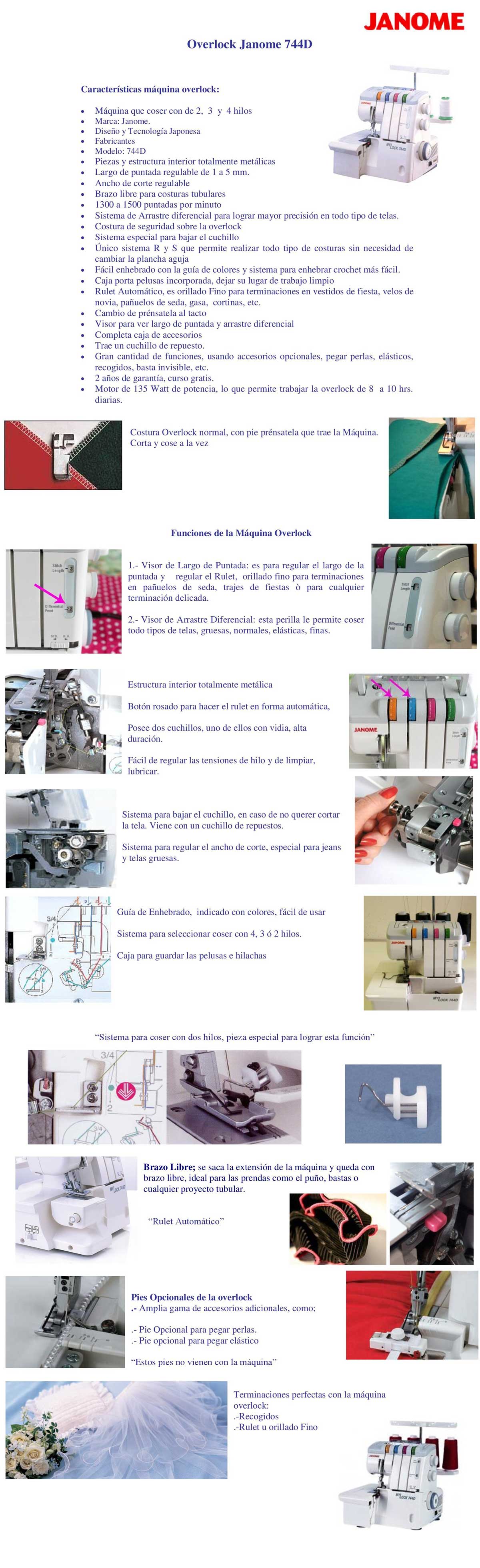 MAQ RECTA SEMI.INDUS JANOME 1600PQC