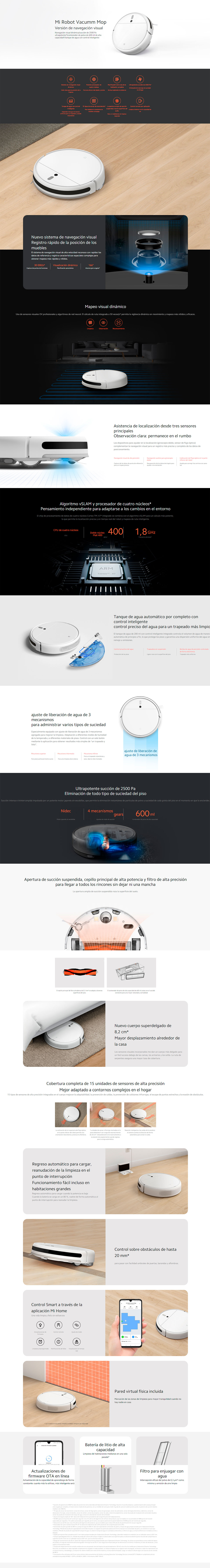 ASPIRADORA ROBOT XIAOMI VACUUM MOP