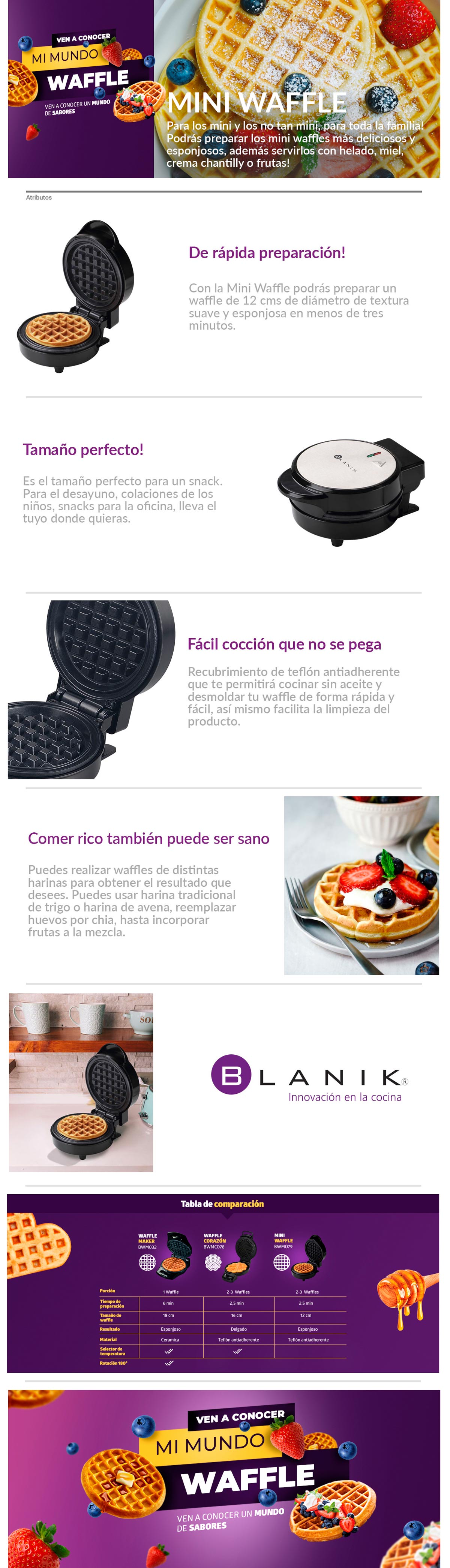 WAFFLERA BLANIK MINI