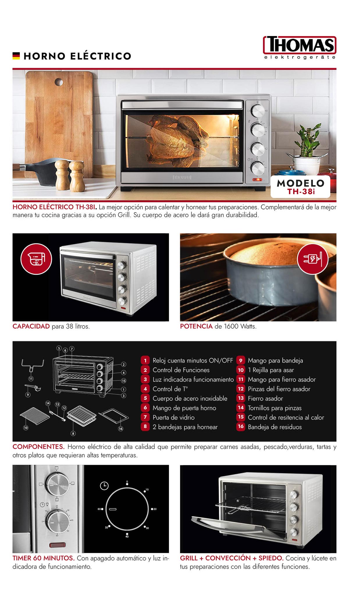HORNO ELECTRICO