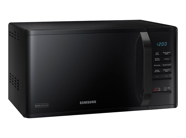 SAMSUNG MICROONDAS NEGRO CON ESMALTE CERÁMICO 23L MS23K3514AKZS - 5