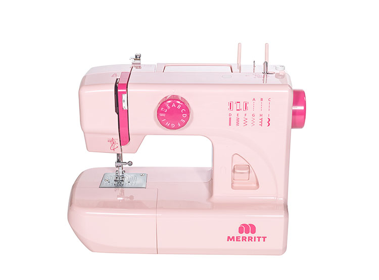 MÁQUINA DE COSER MERRITT ME6 ROSADO, foto 4