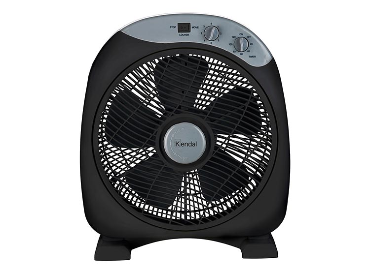 VENTILADOR BOX KENDAL KF-12B3N NEGRO 12 - 1