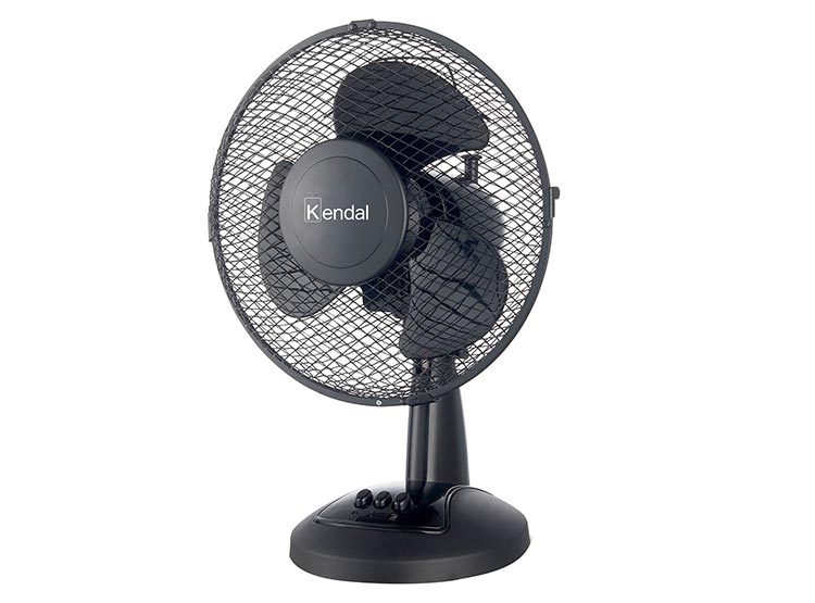 VENTILADOR KENDAL SOBREMESA KVS-9DN NEGRO 9 - 1
