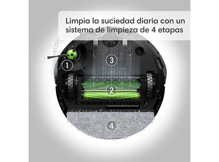 Ripley - ROBOT ASPIRADORA Y TRAPEADORA IROBOT ROOMBA COMBO I5+ 2 EN 1