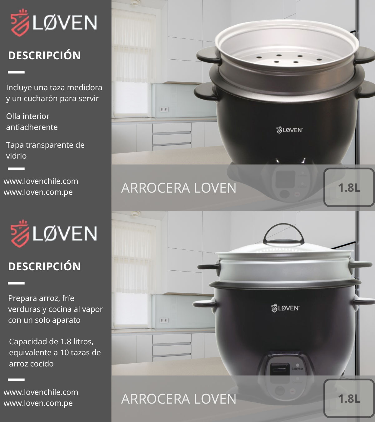 ARROCERA LOVEN VAPORERA 1.8 LT RC1872