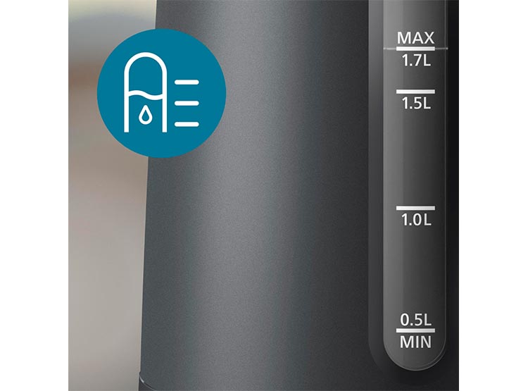 HERVIDOR PHILIPS ESSENTIALS COLLECTION SERIE 1000 HD9314/90 GRIS 1.7 L - 4
