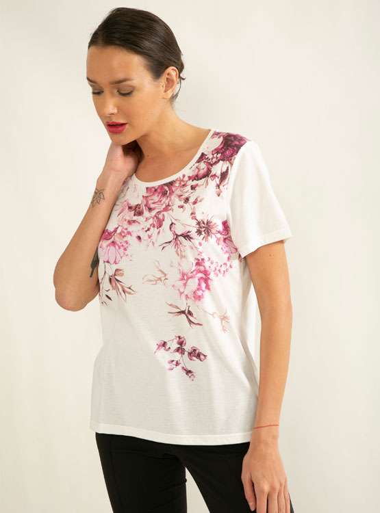 POLERA BRIGITTE NAUX PRINT FLORES - 2