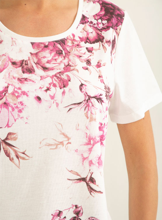 POLERA BRIGITTE NAUX PRINT FLORES - 4