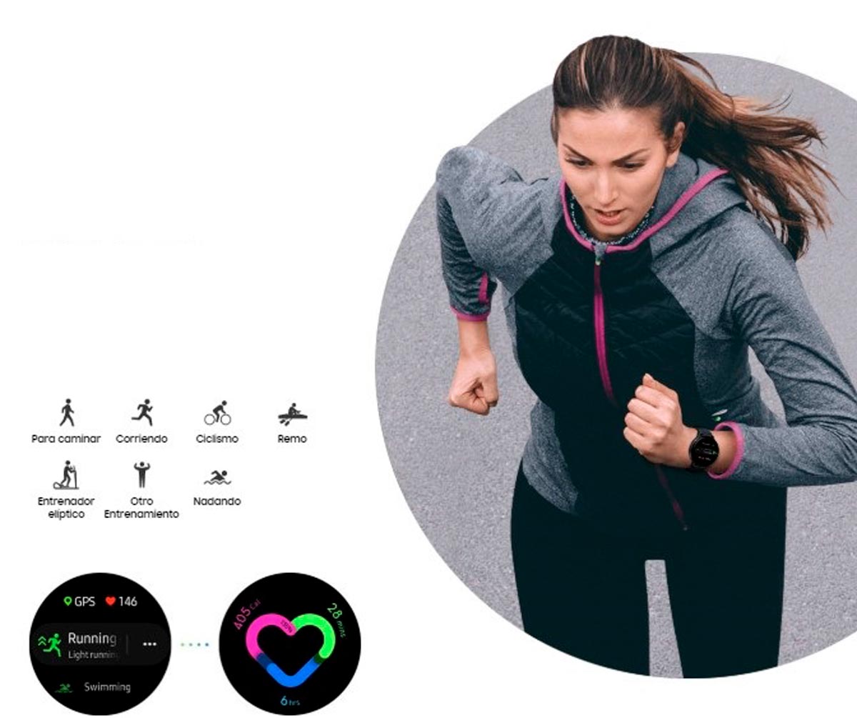 SMARTWATCH SAMSUNG GALAXY WATCH ACTIVE 2 40MM ROSE GOLD