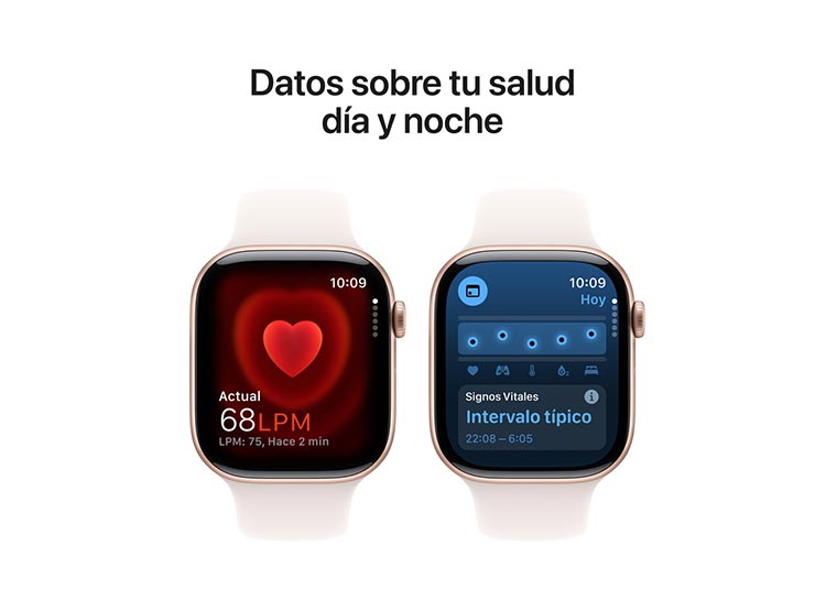 APPLE WATCH SERIE 10 46MM ROSE GOLD ALUMINIO CORREA DEPORTIVA S/M Oro rosa, foto 5