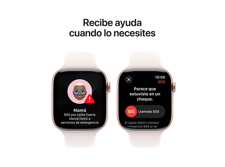APPLE WATCH SERIE 10 46MM ROSE GOLD ALUMINIO CORREA DEPORTIVA S/M Oro rosa, foto 6