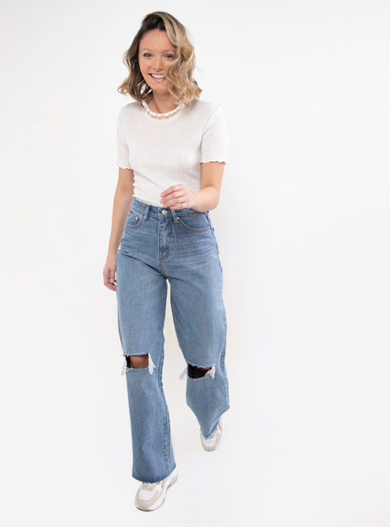 Ripley - JEANS INDEX CON ROTURAS