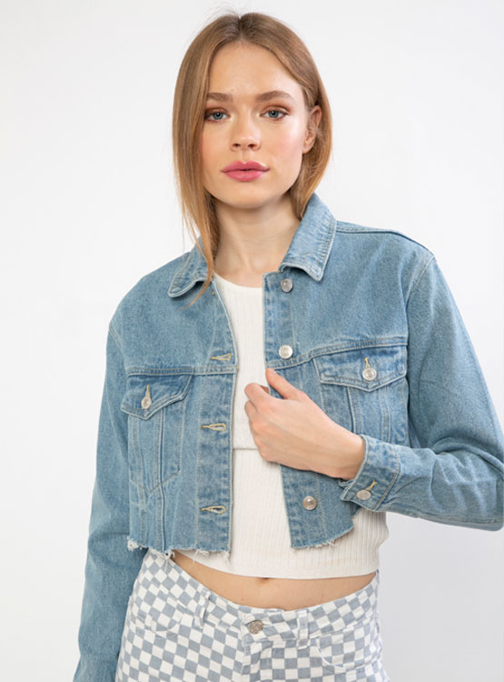 Ripley - CHAQUETA INDEX DENIM CROP