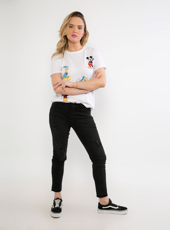 Polera mickey mujer | Ripley.cl