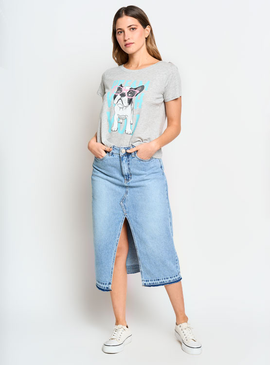 POLERA ALGODÓN MUJER INDEX PRINT - 4