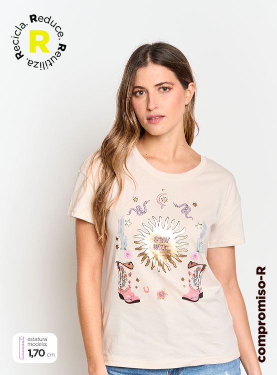 POLERA ALGODÓN MUJER INDEX PRINT - 1