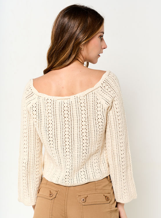 SWEATER INDEX CALADO - 2