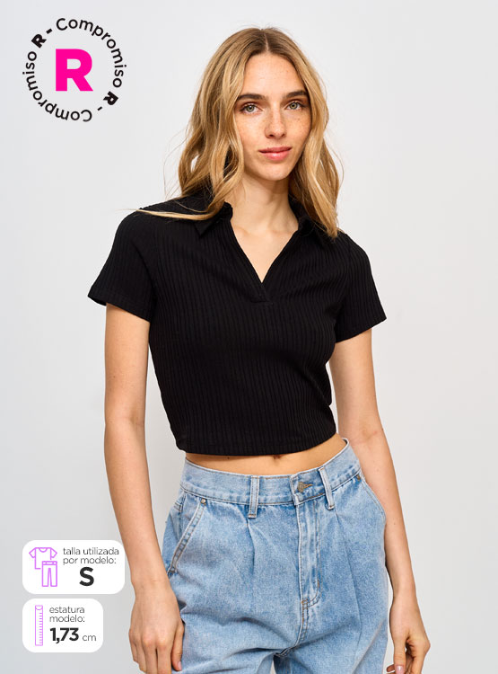 POLERA INDEX CUELLO POLO - 1