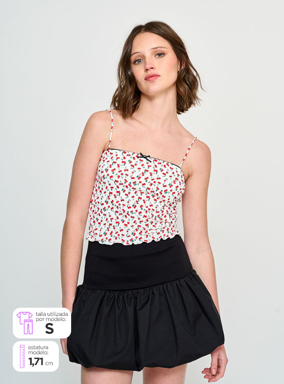 POLERA SIN MANGAS MUJER INDEX TIRITAS LAZO - 1
