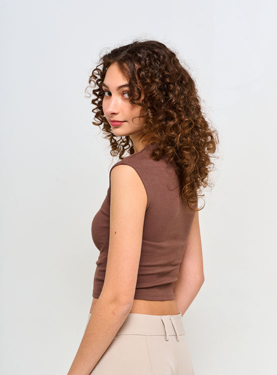 POLERA MANGA CORTA ALGODÓN MUJER INDEX BÁSICA - 2