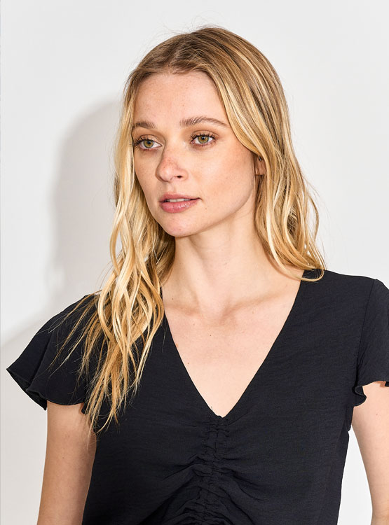 Vestido Blusa De Mujer Seidensticker - Manga Corta En Viscosa, Fácil De Planchar Y Versátil