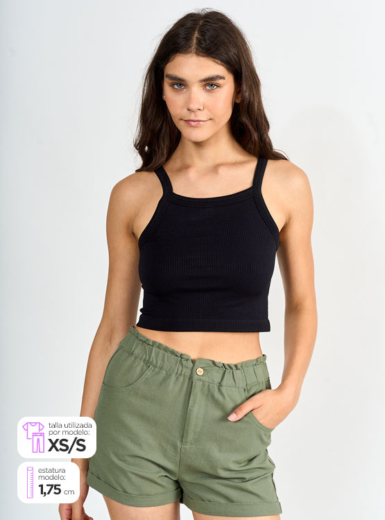 POLERA SIN MANGAS MUJER INDEX SEAMLESS - 1