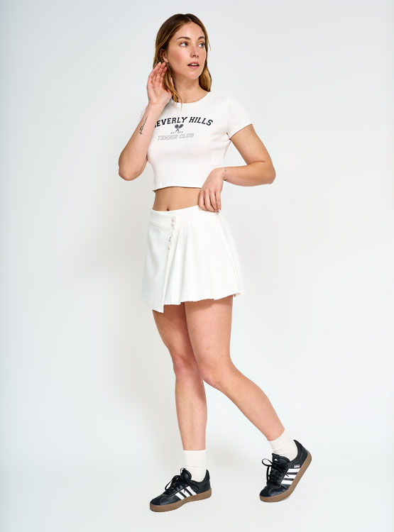 POLERA MANGA CORTA ALGODÓN MUJER INDEX COLLEGE - 4