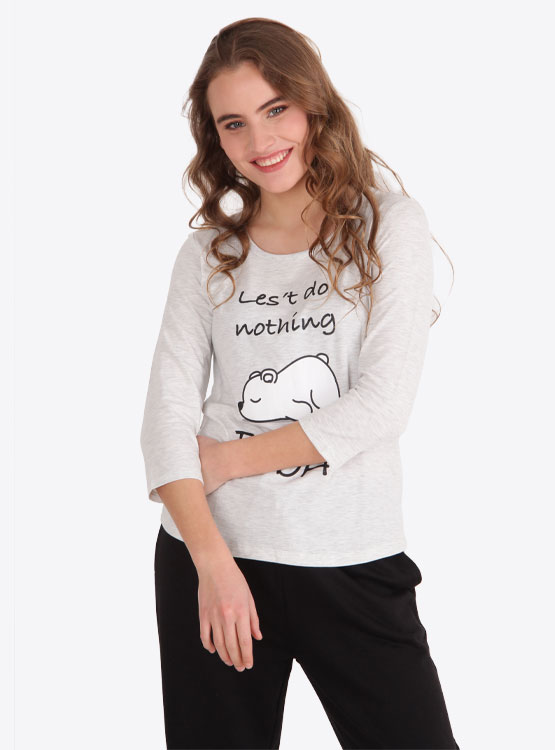 POLERA PIJAMA INDEX PRINT - 2