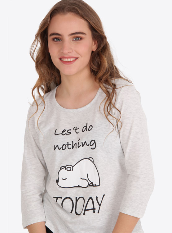 POLERA PIJAMA INDEX PRINT - 4