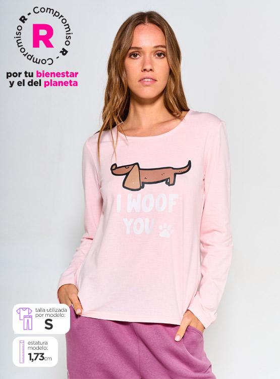 POLERA MANGA LARGA REGULAR MUJER INDEX PRINT