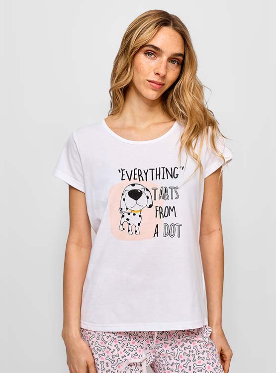 POLERA PIJAMA MANGA CORTA INDEX