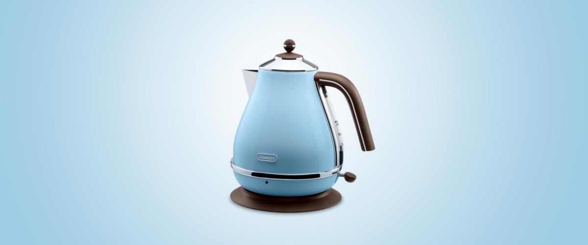 Pack Hervidor y Tostador Icona Vintage Azul