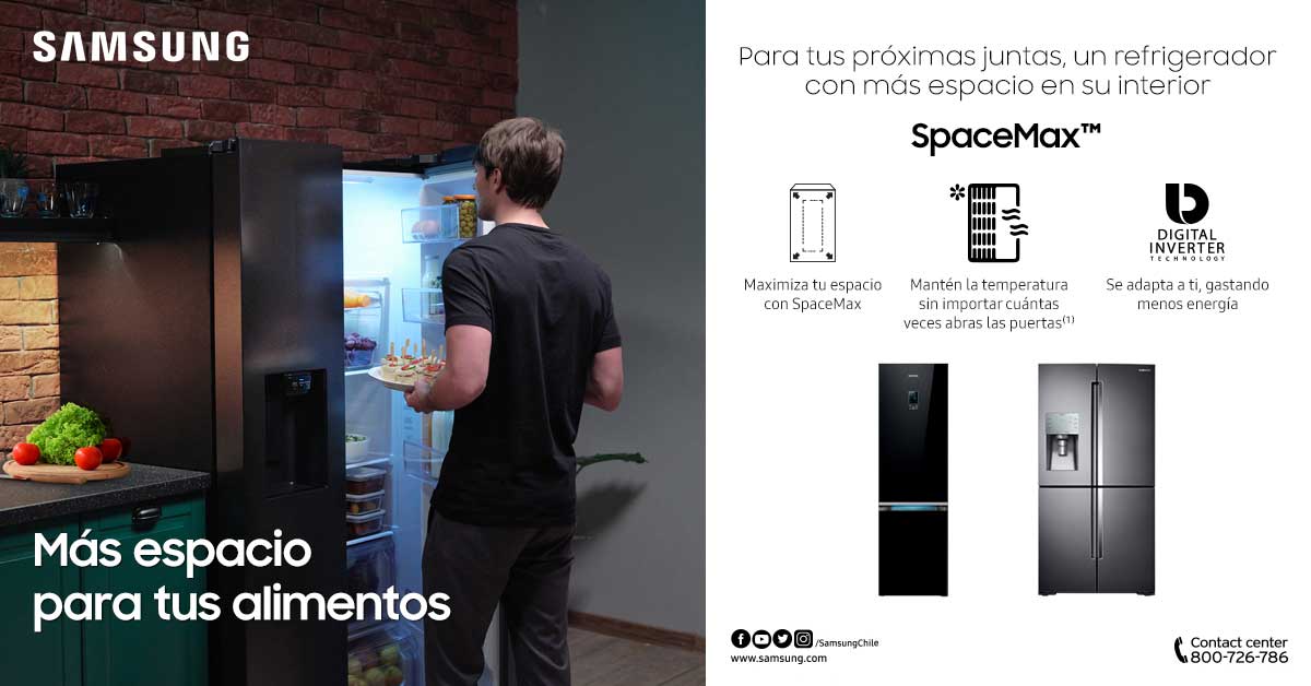 REFRIGERADOR SIDE BY SIDE RS68N8240B1ZS CON TECNOLOGÍA SPACE MAX 617 LITROS