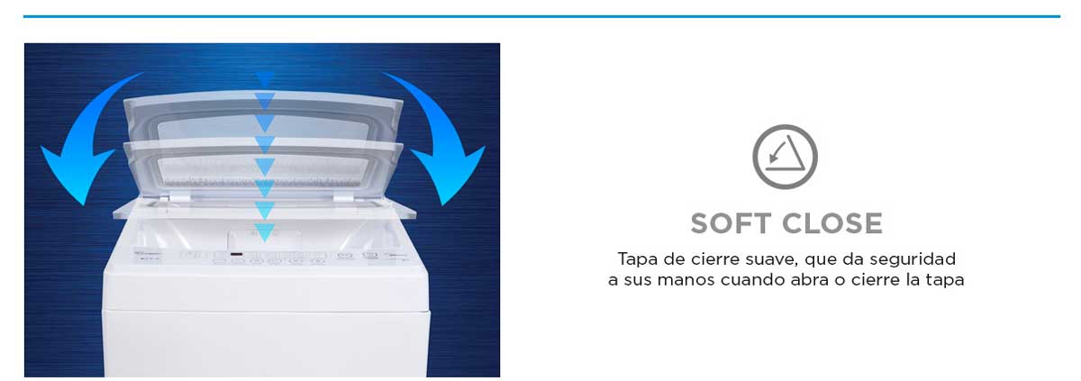 Lavadora Midea carga superior MLS-190GC03N 19 Kgs gris